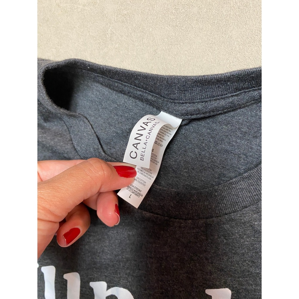 Bella Canvas Funcle Definition Graphic T-Shirt Mens Large Heather Gray Humor Tee - Picture 4 of 6